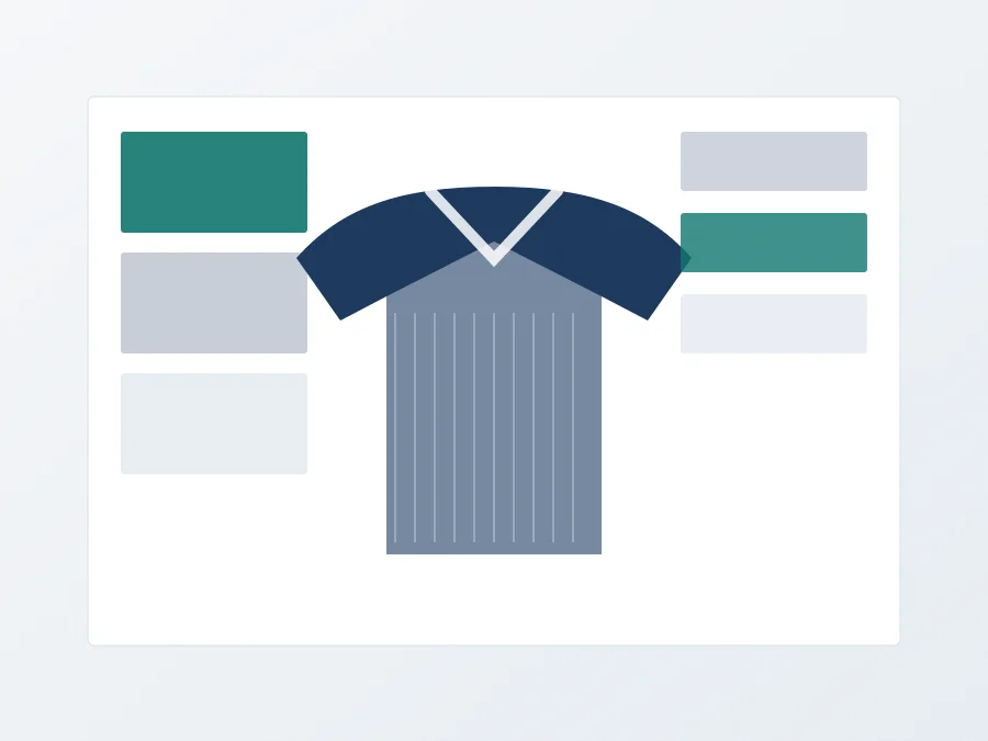 School uniform polo and sweatshirt program materials